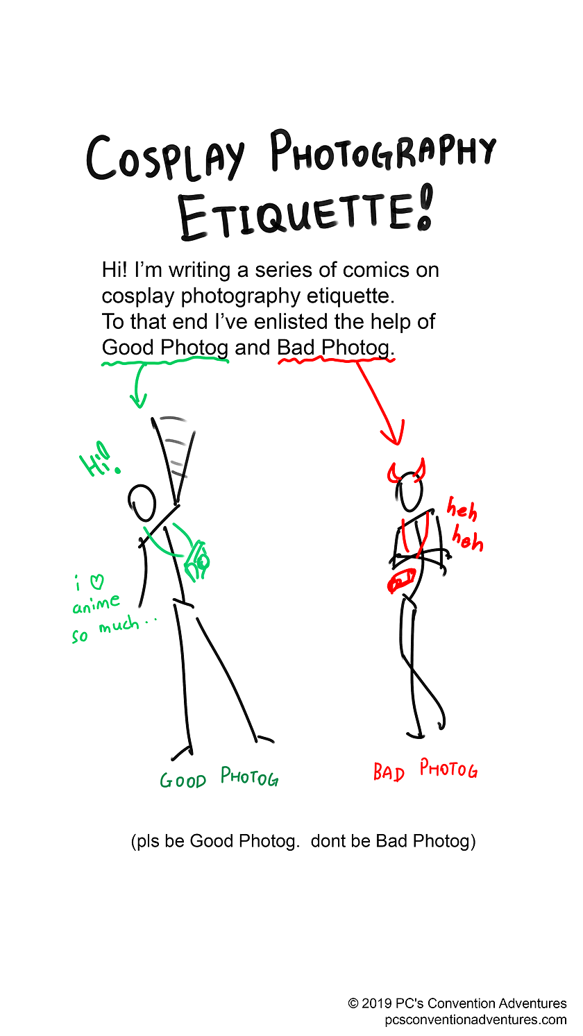 Cosplay Photographer Etiquette Page 1